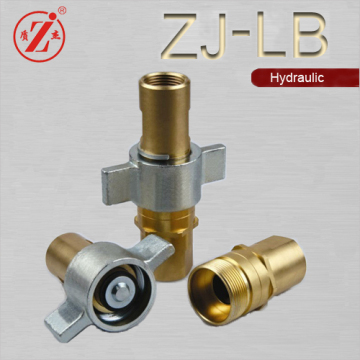 ZJ-LB 6100 female threaded heavy-duty brass quick release coupler, W/O Flange