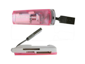 Pink SD Card Reader Hmb-251