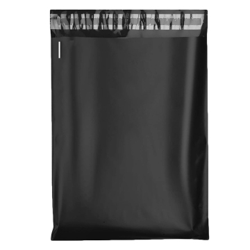 Wholesale Luxury Matte Black Polymailers with Custom Logo