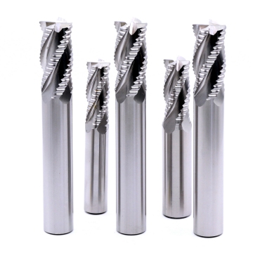 Maifix 4 Flute HSS Solid Carbide End Mill HRC55 CNC Milling Cutter for Aluminum