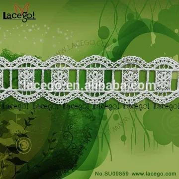 Garment Accessories Embroideried Cotton Lace