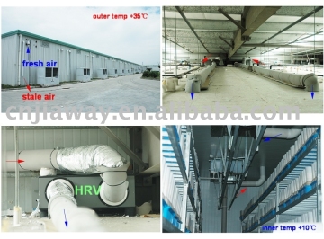 Heat Recovery Ventilator for Mushroom