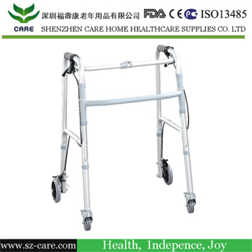 Aluminum Walker with Wheels for Adults