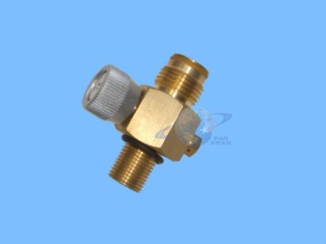 CO2 tank on-off valve