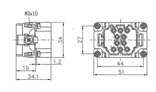 Electrical Waterproof Ip68 Connector