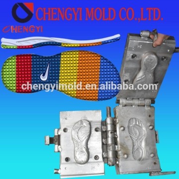 TPR rainbow colors beach shoe stainless steel babyplast mould