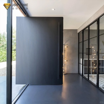 Modern Solid Wood Pivot Door for Luxury Entryway