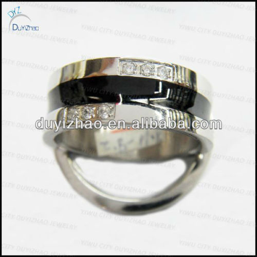 two tone stainless steel ring