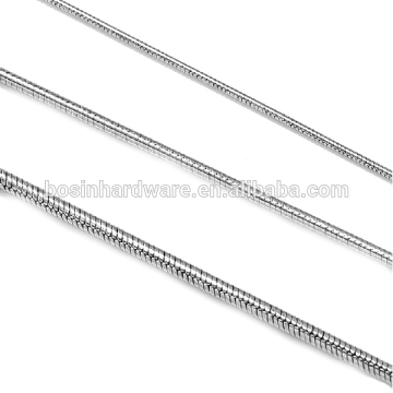 Cadena de la serpiente del acero inoxidable del metal de la alta calidad de la manera