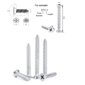 Tornillo 304 para tablero de aglomerado DIN7505