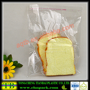 heat seal plastic resealable opp bag for food