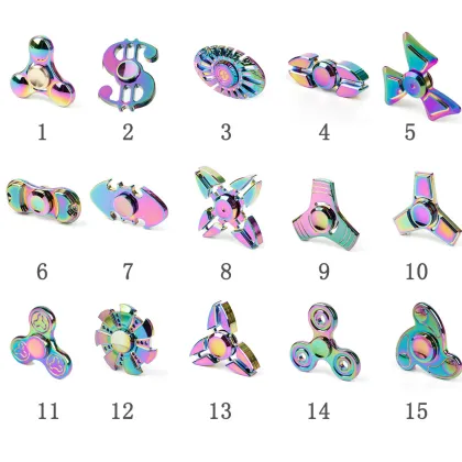 2016 colorful aluminum alloy fingertip spinner hot wheels toys