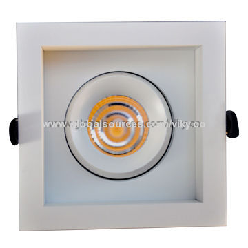 10W LED Grille Light, with Die-casting Aluminum Material, Sized 130 x 130 x 100mm