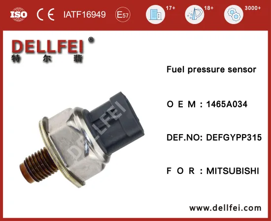 Car Fuel Rail Pressure Sensor 1465A034 for MITSUBISHI