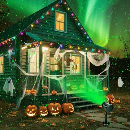 Aurora Star Projector: Outdoor Christmas Lights Decorations