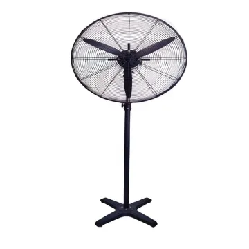 Ventilateur Black Electric Metal Pedestal Stand Fan