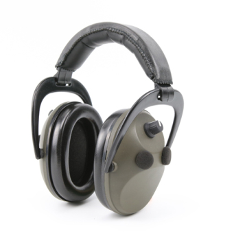 Electronic Shooting Earmuffs with Noise Reduction and Sound Amplification: OEM GS144P5AA-F