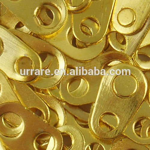 Gold Plated TAGS for CLASPS Necklace Ends 6x4mm