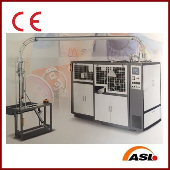 Double PE coated paper cup forming machine