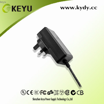 9v ac power supply  with FCC,GS,CE,KC,PSE certificates