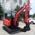 Excavator 3.5ton Hidraulik dengan ember ibu jari