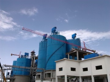 Trwały silos stalowy do roztworów do przechowywania cementu