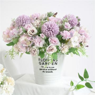 Artificial Rose bouquet vases for home decoration accessories bridal accessories clearance wedding decorative flowers wreaths