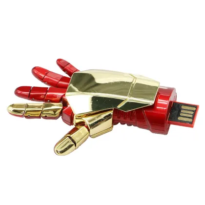 Fashion Iron Man Hand Palm-LED Usb Flash Drive
