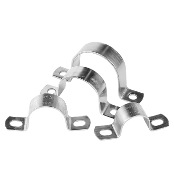 Stable Stainless Steel Stirrup Clamp with Anti-Rust Smooth Carved Surface