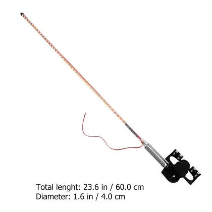 24V LED RGB Truck Antenna Light - Colorful Streamer Flashing Pilot Lights for Trunk