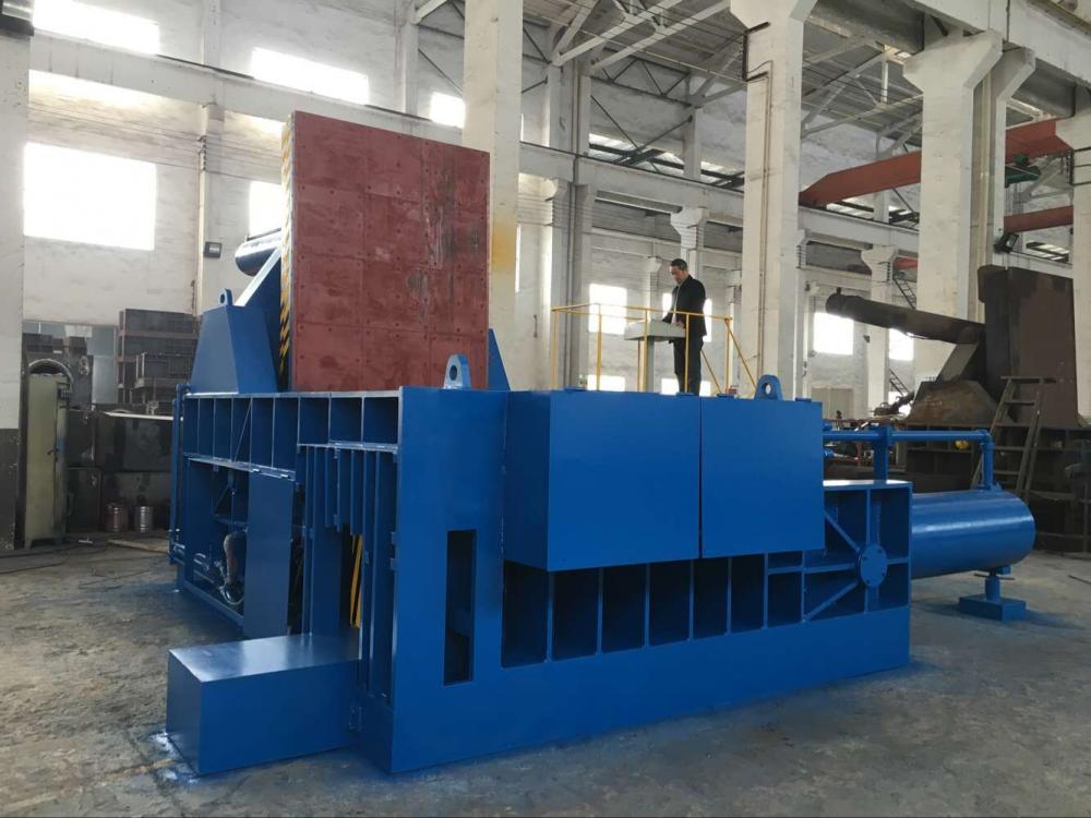 Steel Package Scrap Copper Aluminum Iron Baler Machine