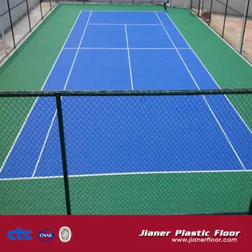 PP interlocking flooring for tennis sport court
