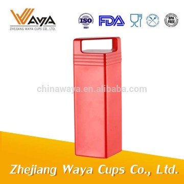 800/900ml Single layer square shape tritan plastic water cup