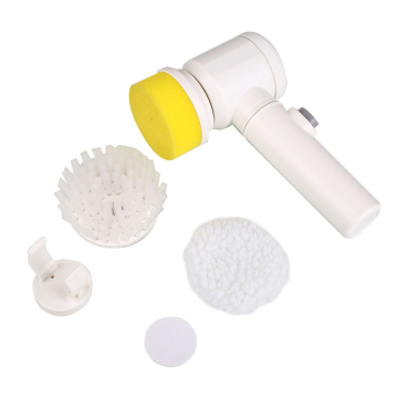 5-in-1 Handheld Electric Bathtub Brush for Efficient Kitchen and Bathroom Cleaning