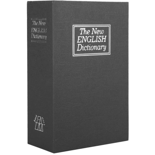 Secret Hidden Metal Book Safes with 2 keys