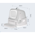 Cat Litter Box Pet Toilet Isolate Odor Tray