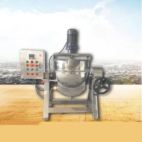 Industrial Gas Jacketed Kettle Fudge Tilting Jam Cooking Machine