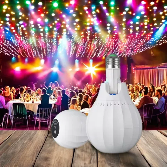 E27 LED Laser Light Projector for Dynamic Party and Concert Decorations