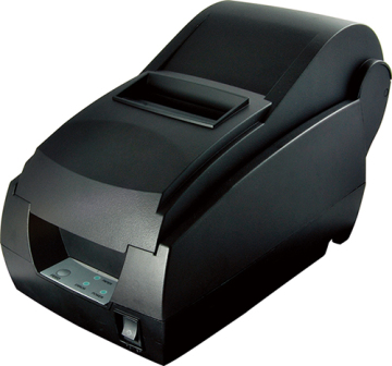 Easy-Paper-Loading Impact Printer with Two-Color Printing Paper Rewinder Auto-Cutter