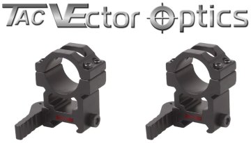 Vector Optics 25.4mm 1" Quick Release Rifle Scope High Profile Picatinny QD Mount Ring