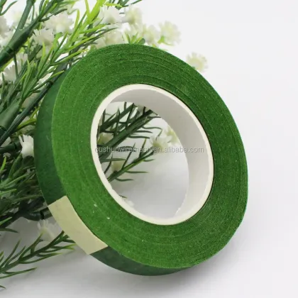 Green Floral Stem Tape: Paper Floral Tape for Flower Stem Wrapping