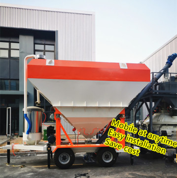 Mobile Horizontal Factory Supply Cement Silo 50T/80T/100T Price