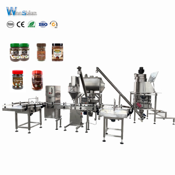 Automatic Dry Coffee Powder with Bottle Jar Weighing Filling Machine