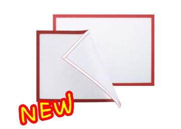 Adhesive A3 Pvc Soft Magnetic File Holders For Steel Sheet Notice And Drawing 30415