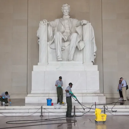 hot sale Abraham Lincoln marble Statue
