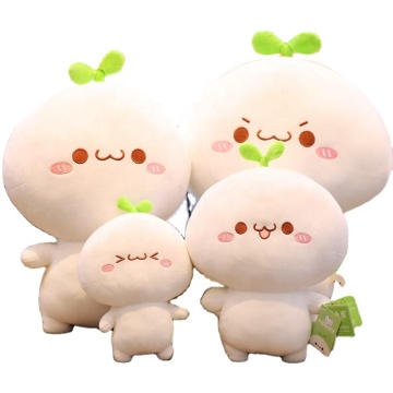 Cute Funny Dumpling Plush Toys: Soft Cartoon Pillows for Kids & Children