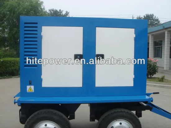 90kw diesel generator with the mobile trailer