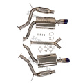 Verbrennter blauer Achsenback-Abgabermuffler für 1992-2000 Lexus SC300 Dicker ummauerter Katzen-Dual-Abgassungssystem