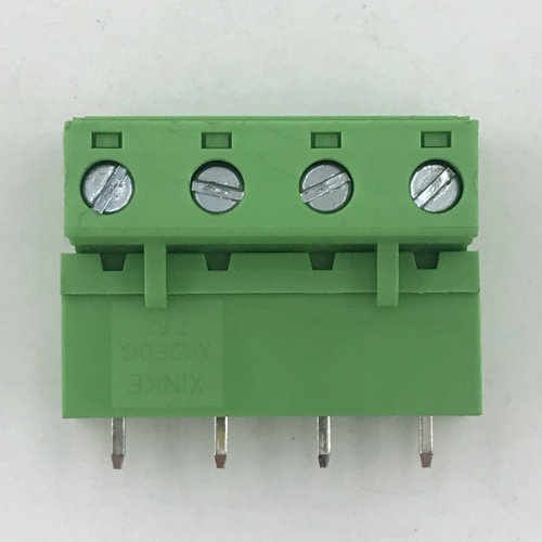 pluggable straight pin male and female terminal block