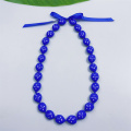 Bright Color Kukui Nut Graduation Lei W/Micronesia